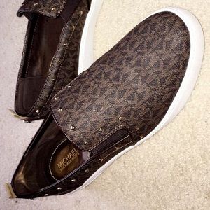 MK slip on sneakers, studded, size 9